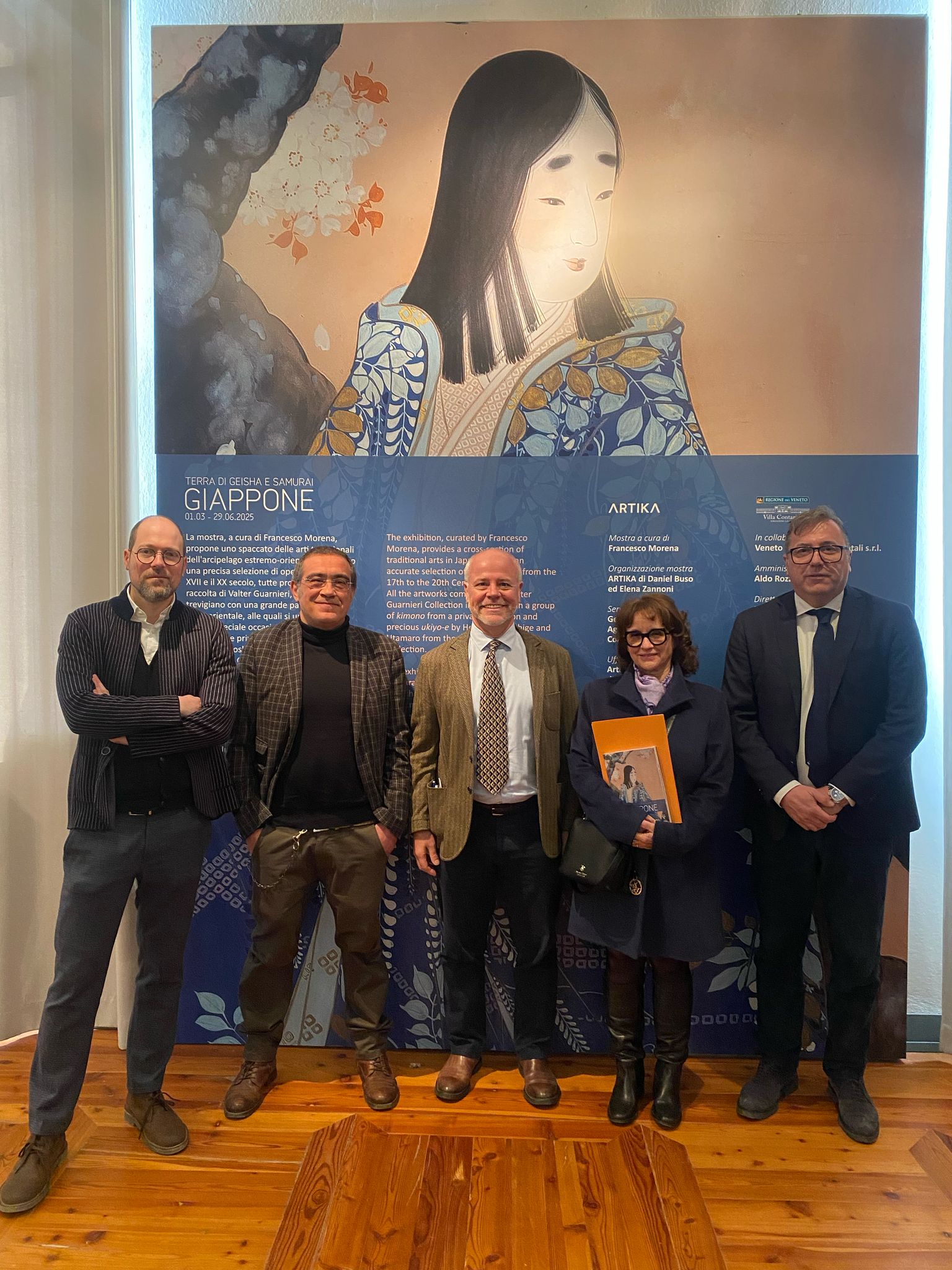 Inaugurata oggi la mostra “GIAPPONE. Terra di geisha e samurai” ospitata in Villa Contarini dal 1° marzo al 29 giugno 2025